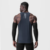 0949. Laser-Vent™ Singlet Tank - Navy/Black