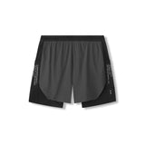 0953. Aerotex™ Hybrid Liner Short - Space Grey/Black