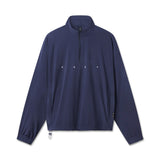 flatlay Aerotex™ Quarter-Zip Jacket in navy, front view