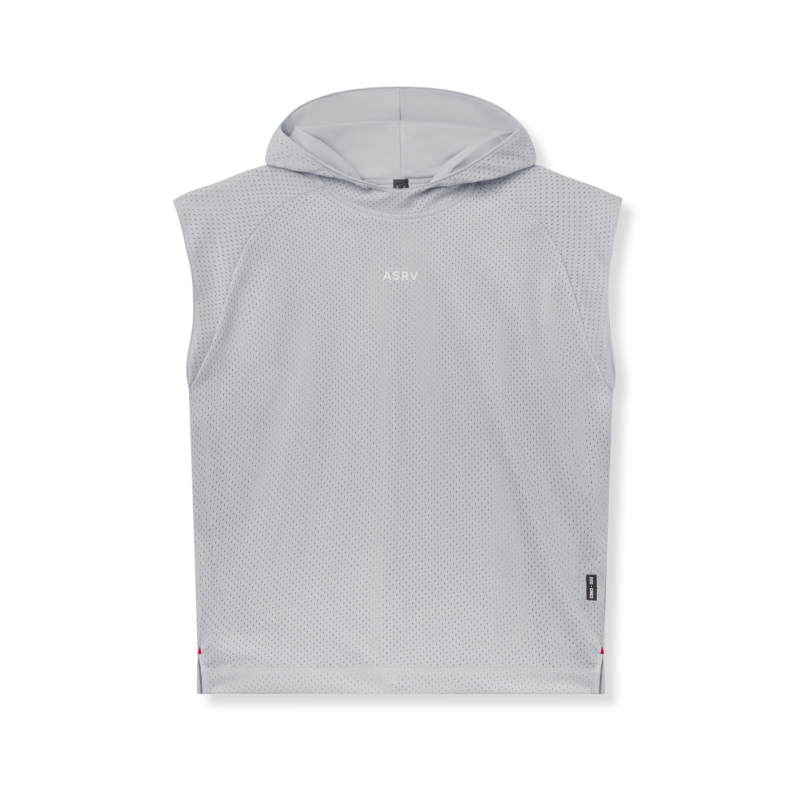 Reversible 2-in-1 Cutoff Hoodie in slate grey, front view