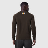 1112. Waffle Knit Longsleeve - Dark Earth