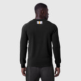 1112. Waffle Knit Longsleeve - Black