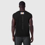1115. Tech Essential™ Cap Shoulder Cutoff - Black