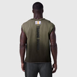 1115. Tech Essential™ Cap Shoulder Cutoff - Olive Sun Fade