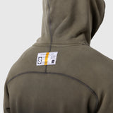 1121. Tech-Terry™ Training Hoodie - Olive Sun Fade "Blade"