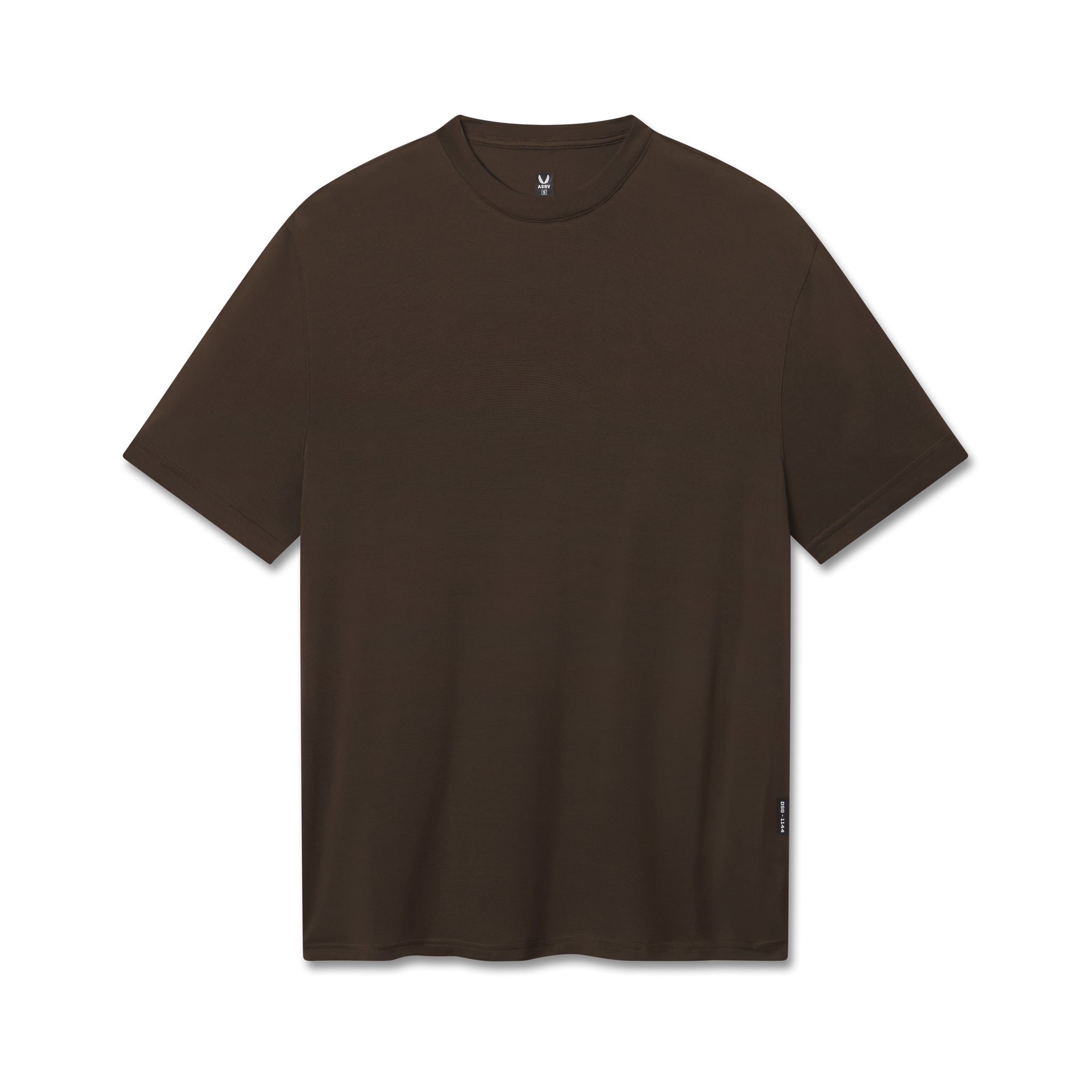 flatlay Polartec® Delta Training Tee in Dark Earth, front view