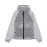 1162. Weather-Ready Transparent Ripstop Shell Jacket - Slate Grey