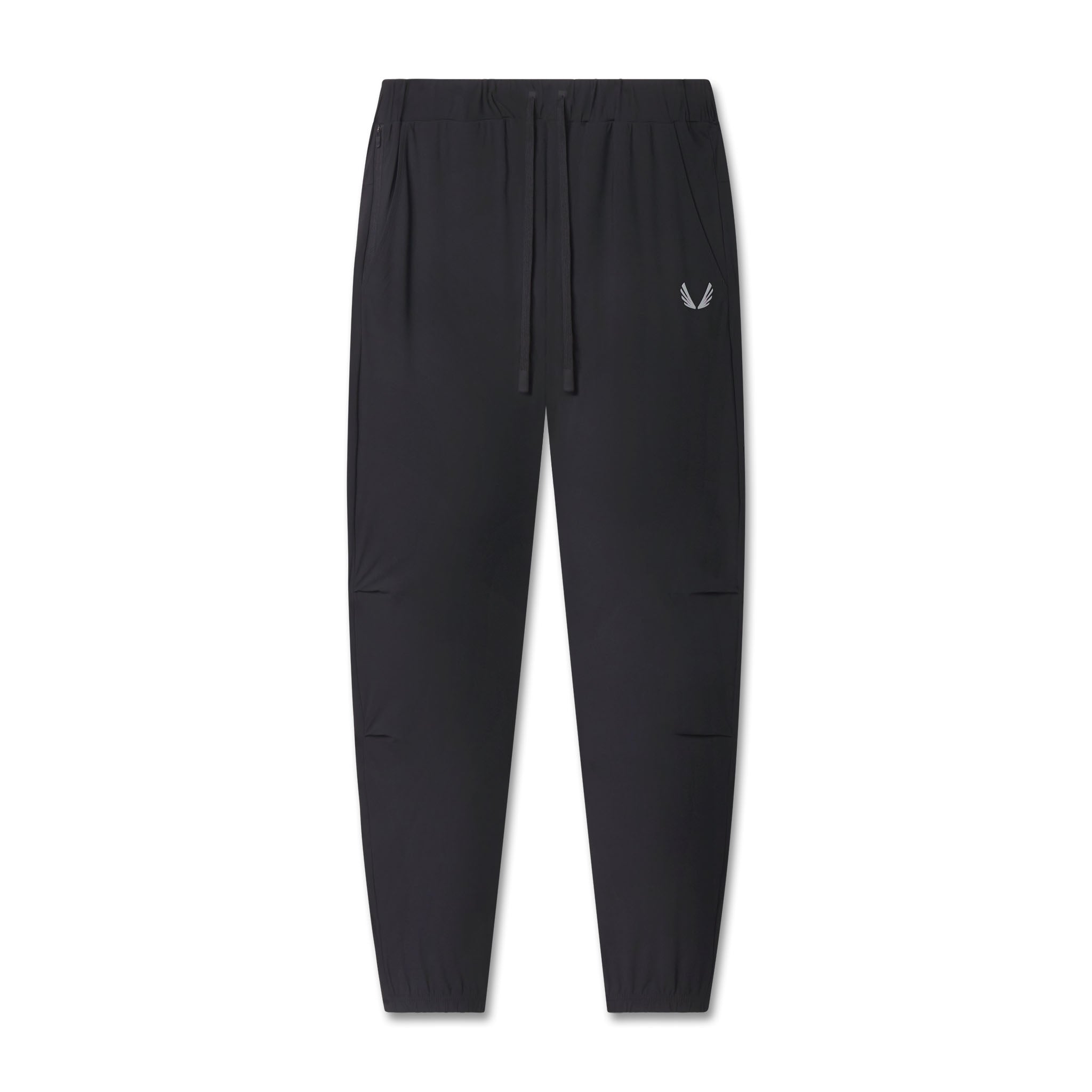 flatlay TETRA-LITE Training Jogger in black, front view