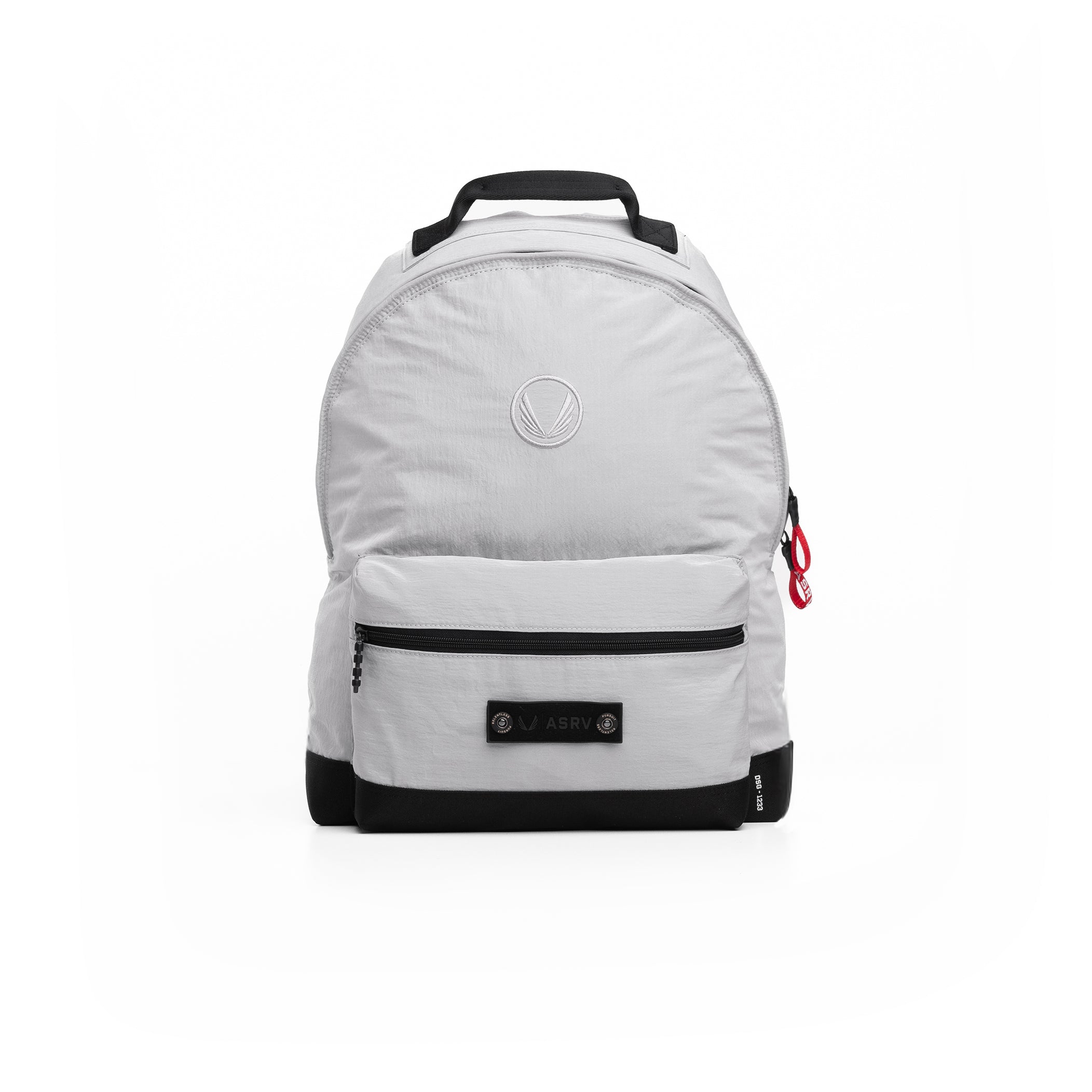 Flatlay 1233 Ripstop Backpack in slate grey, front view