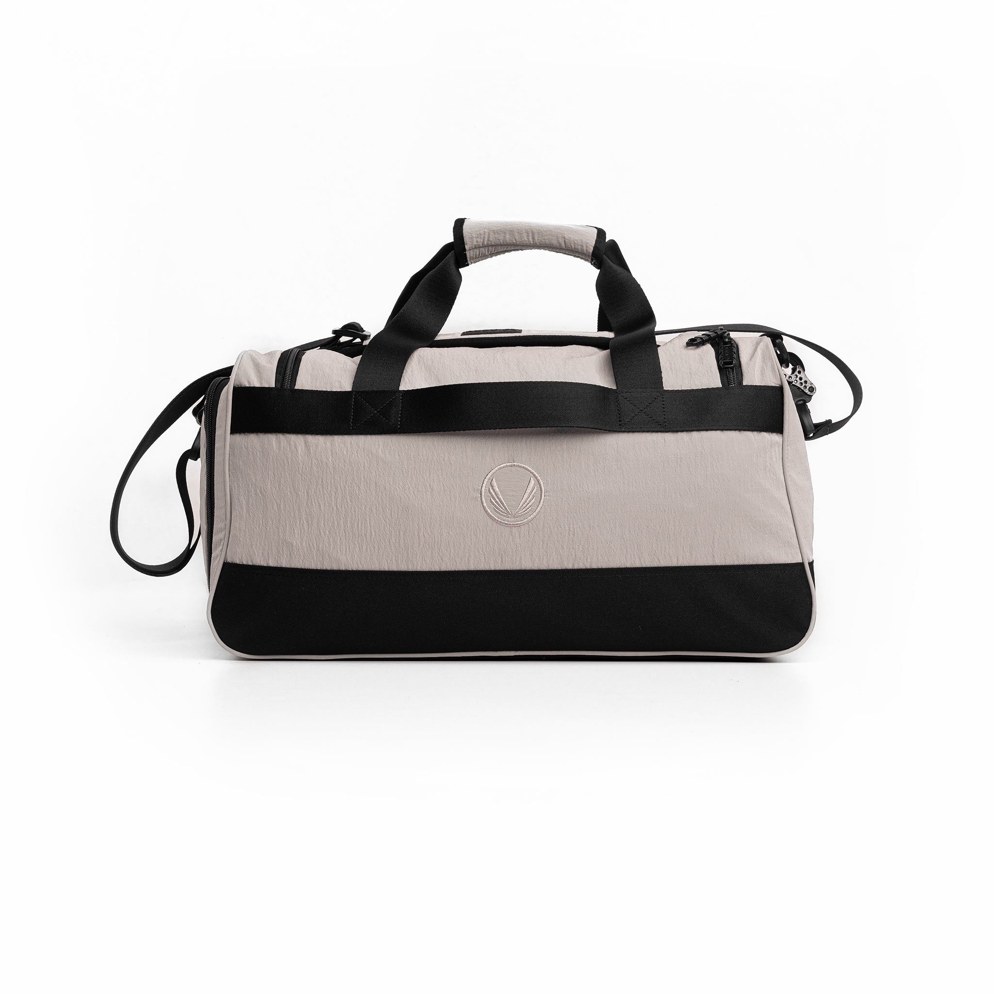 Flatlay 1234 Ripstop Duffle Bag in Chai, front view
