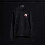 0874. Tech-Terry™ Zip Pocket Hoodie - Black "Infinite Mindset"