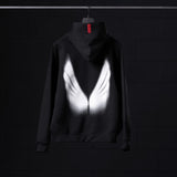 0874. Tech-Terry™ Zip Pocket Hoodie - Black "Signal Lost"