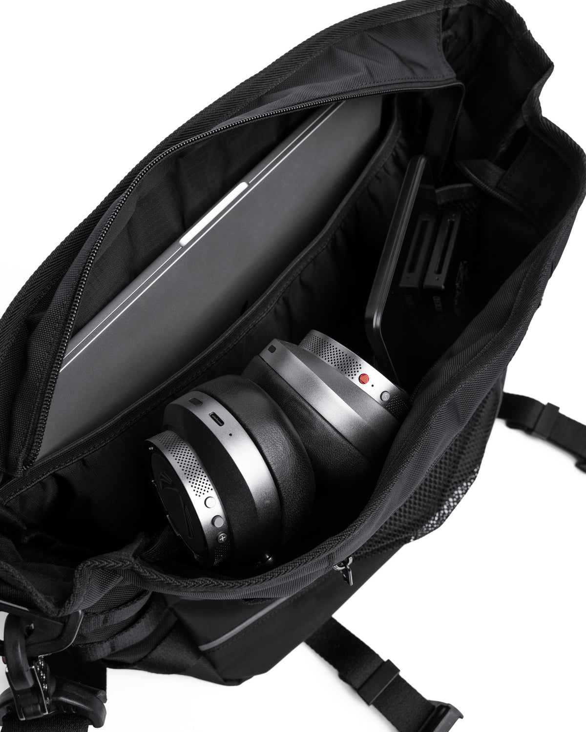 1179. Ballistic-Weave™ Shoulder Bag - Black