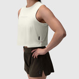W020. AeroSilver® Tank Top - Ivory Cream "RP"