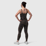 W022. Lycra® 2-in-1 Tank Top - Dark Camo