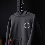 0874. Tech-Terry™ Zip Pocket Hoodie - Black "RP Blur"