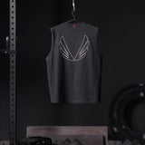 0807. Tech Essential™ Relaxed Cutoff - Black "Outline"