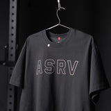 0797. Tech Essential™ Relaxed Tee - Black "Outline"