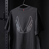 0797. Tech Essential™ Relaxed Tee - Black "Outline"