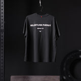 0797. Tech Essential™ Relaxed Tee - Black "RP Wings Stack"