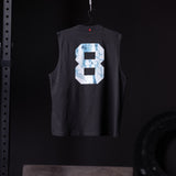 0807. Tech Essential™ Relaxed Cutoff - Black "Marble 8"