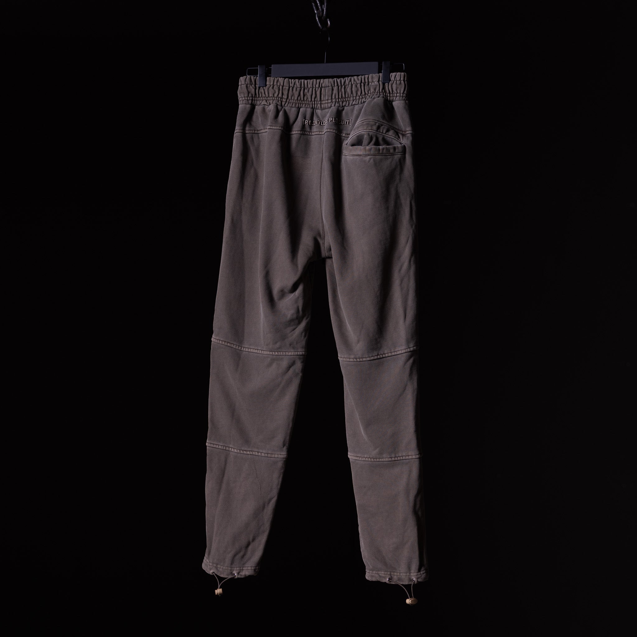 WN'20 Terry Relaxed Jogger in charcoal gray, back view on hanger
