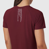 W017. Laser-Vent™ Established Tee - Crimson