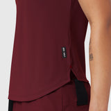 W017. Laser-Vent™ Established Tee - Crimson