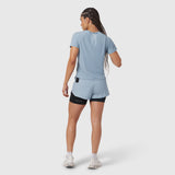 W017. Laser-Vent™ Established Tee - Light Sky