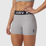 W027. LYCRA® Ribbed Short - Slate Grey