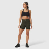 W064. LYCRA® ADAPTIV Biker Short - Olive