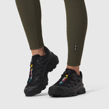 W071. LYCRA® Ribbed Legging - Olive