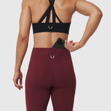 W072. LYCRA® ADAPTIV 4 Pocket Legging - Crimson