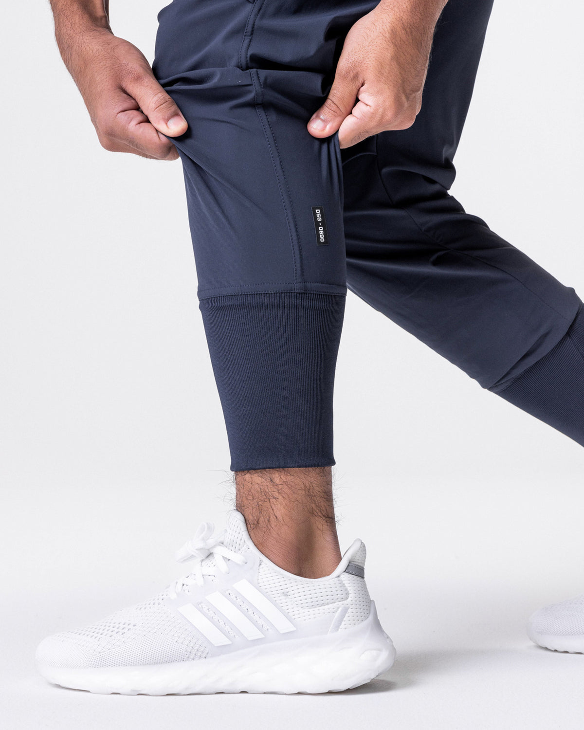 0690. Tetra-Lite® Tech High Rib Jogger - Navy "Cyber"