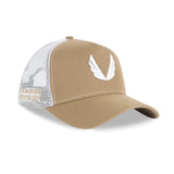 New Era 9Forty A-Frame Trucker Hat - Khaki/White “Wings”