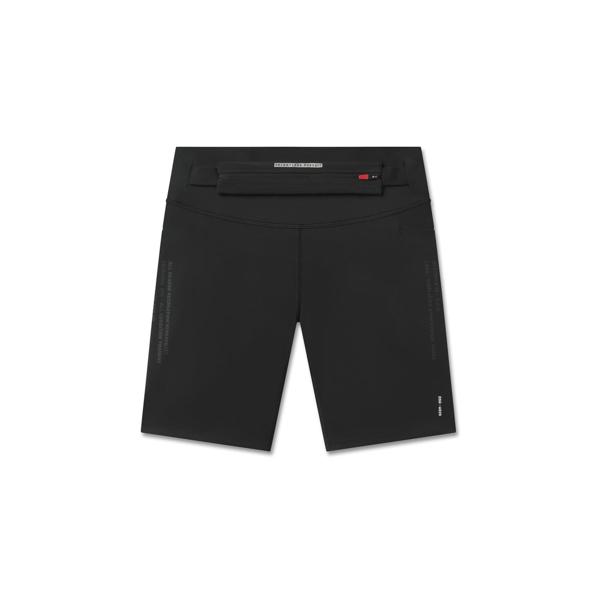 LYCRA® 3-in-1 Biker Short in black, front view