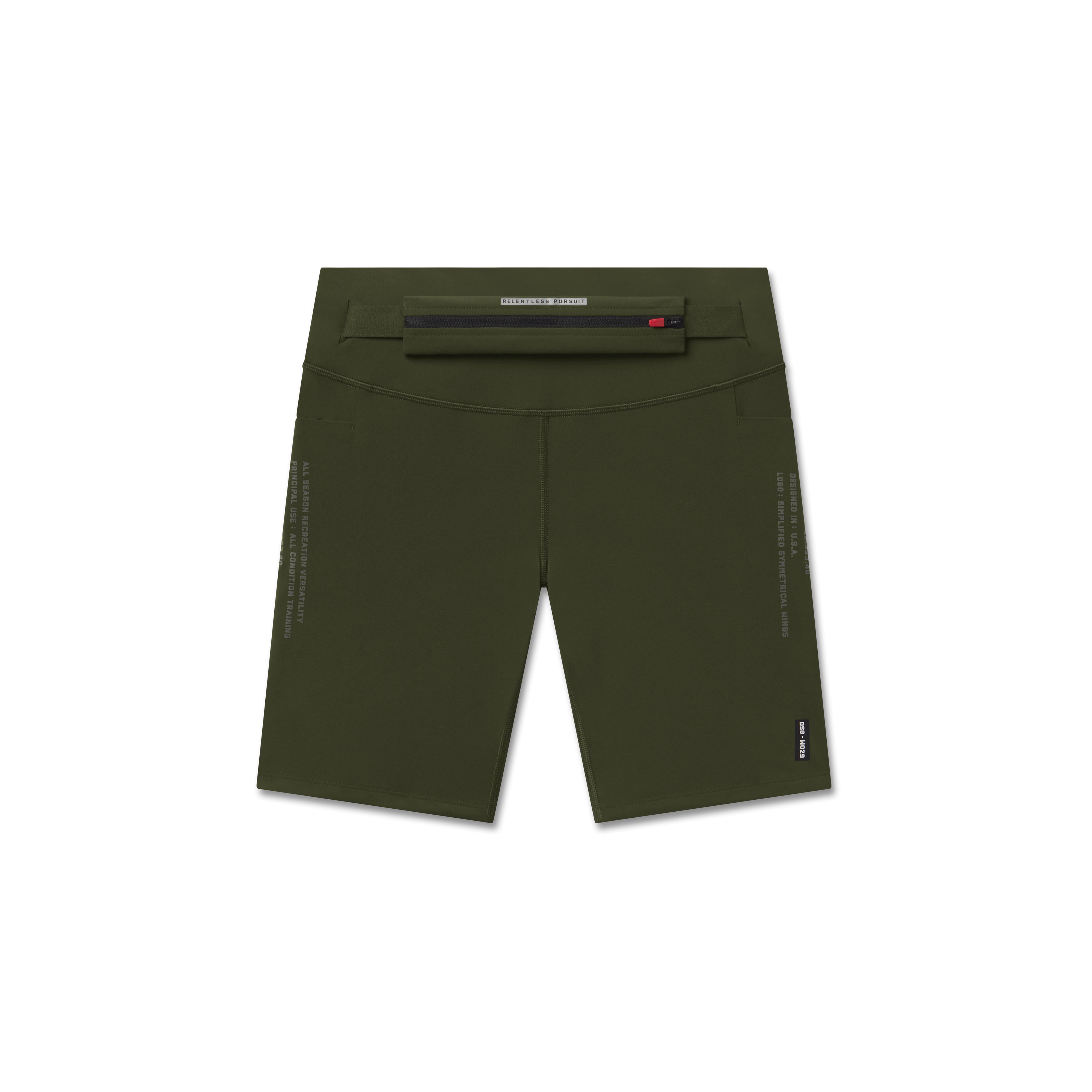 LYCRA® 3-in-1 Biker Short in olive, front view
