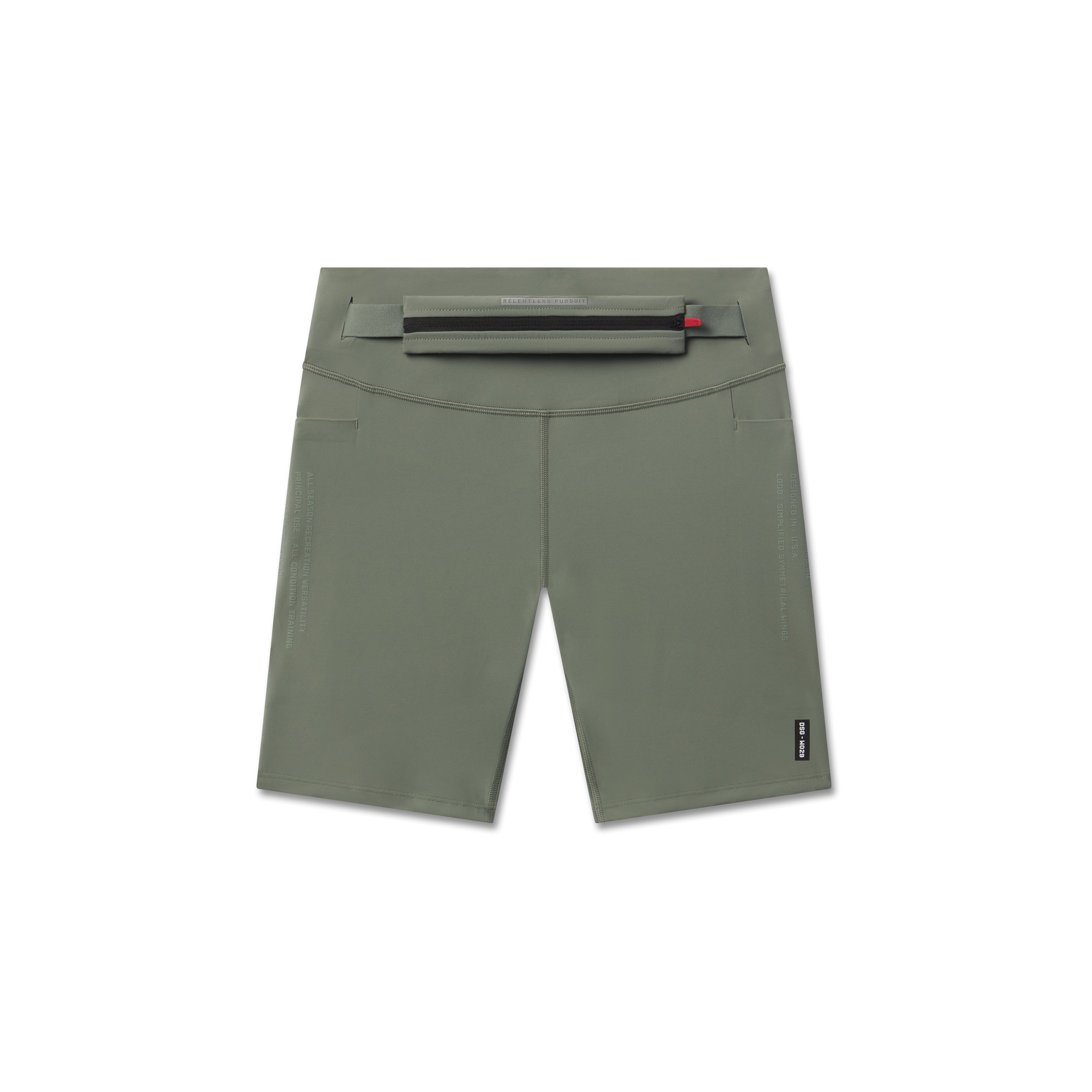 LYCRA® 3-in-1 Biker Short in sage, front view