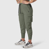 W032. Tetra-Lite® Cargo High Rib Jogger - Sage