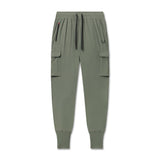 W032. Tetra-Lite® Cargo High Rib Jogger - Sage