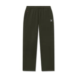W034. Sorona® Terry Straight Leg Sweats - Olive