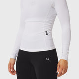 W058. LYCRA® ADAPTIV Baselayer Longsleeve - White