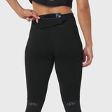 W059. Hybrid Belt-Pack Run Legging - Black