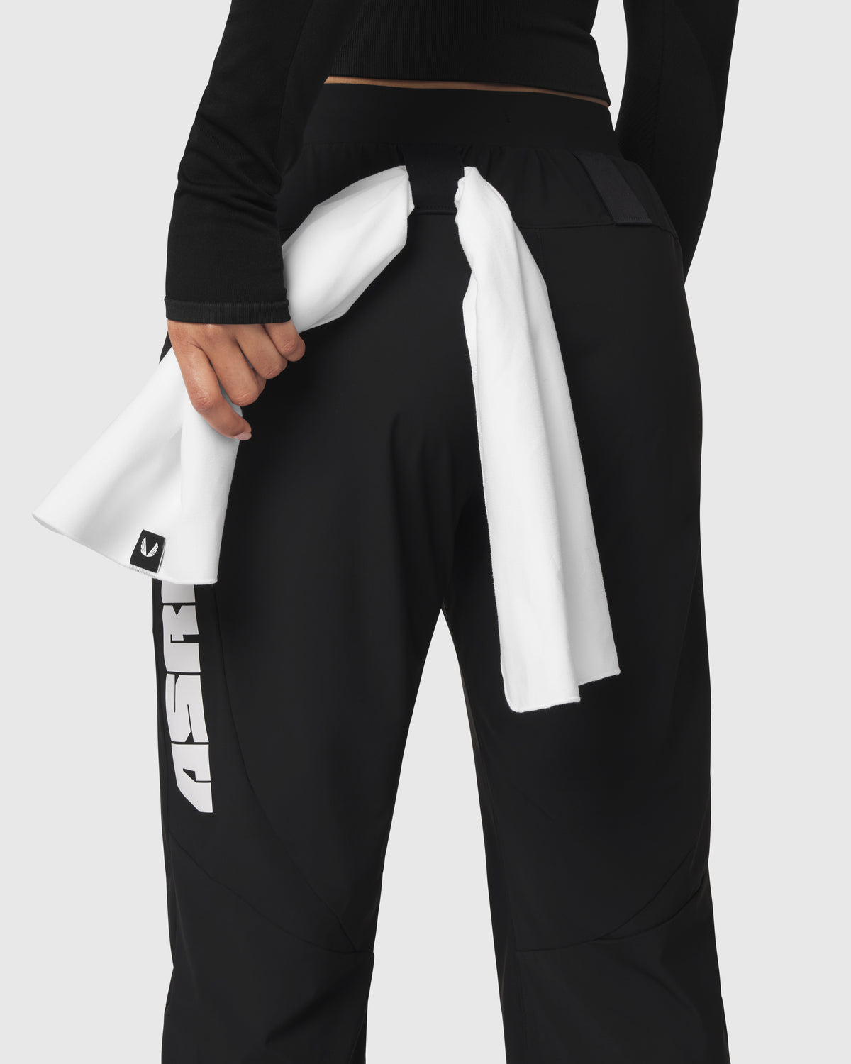 W109. Tetra-Lite® Cuffed Training Jogger - Black "Blade"