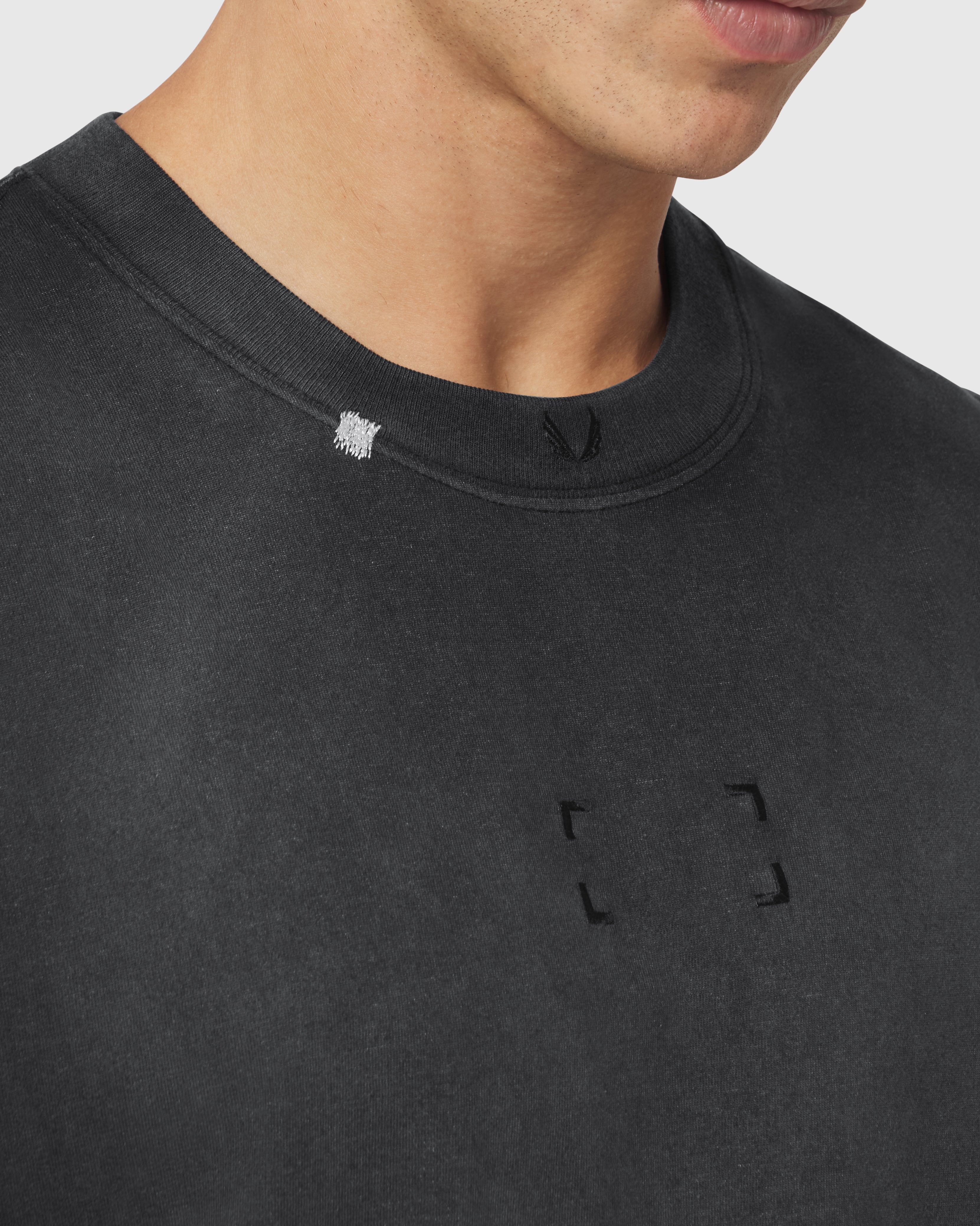 0807. Tech Essential™ Relaxed Cutoff - Black Sun Fade