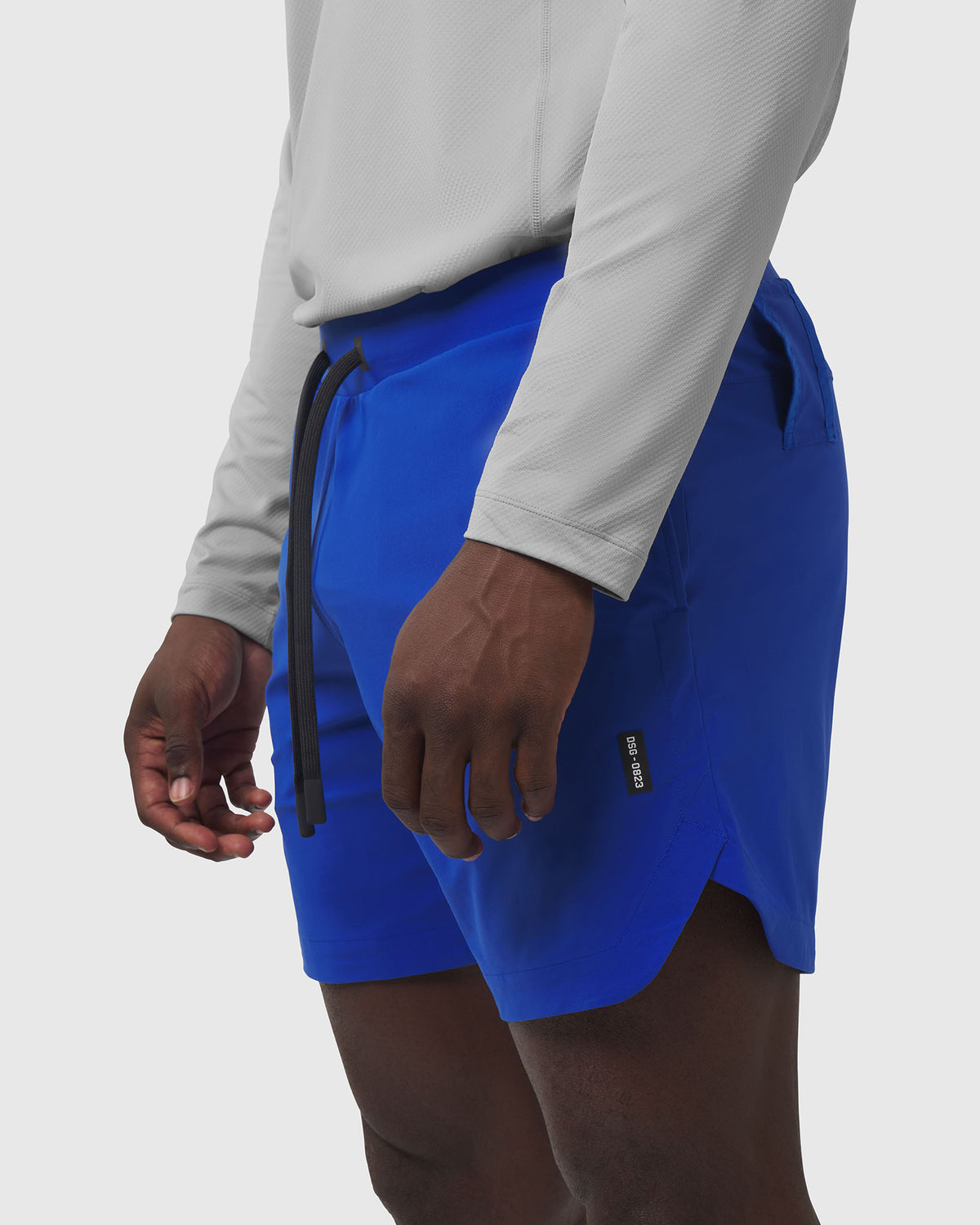 0823. Tetra-Lite® 7" Linerless Short - Electric Blue "Wings"