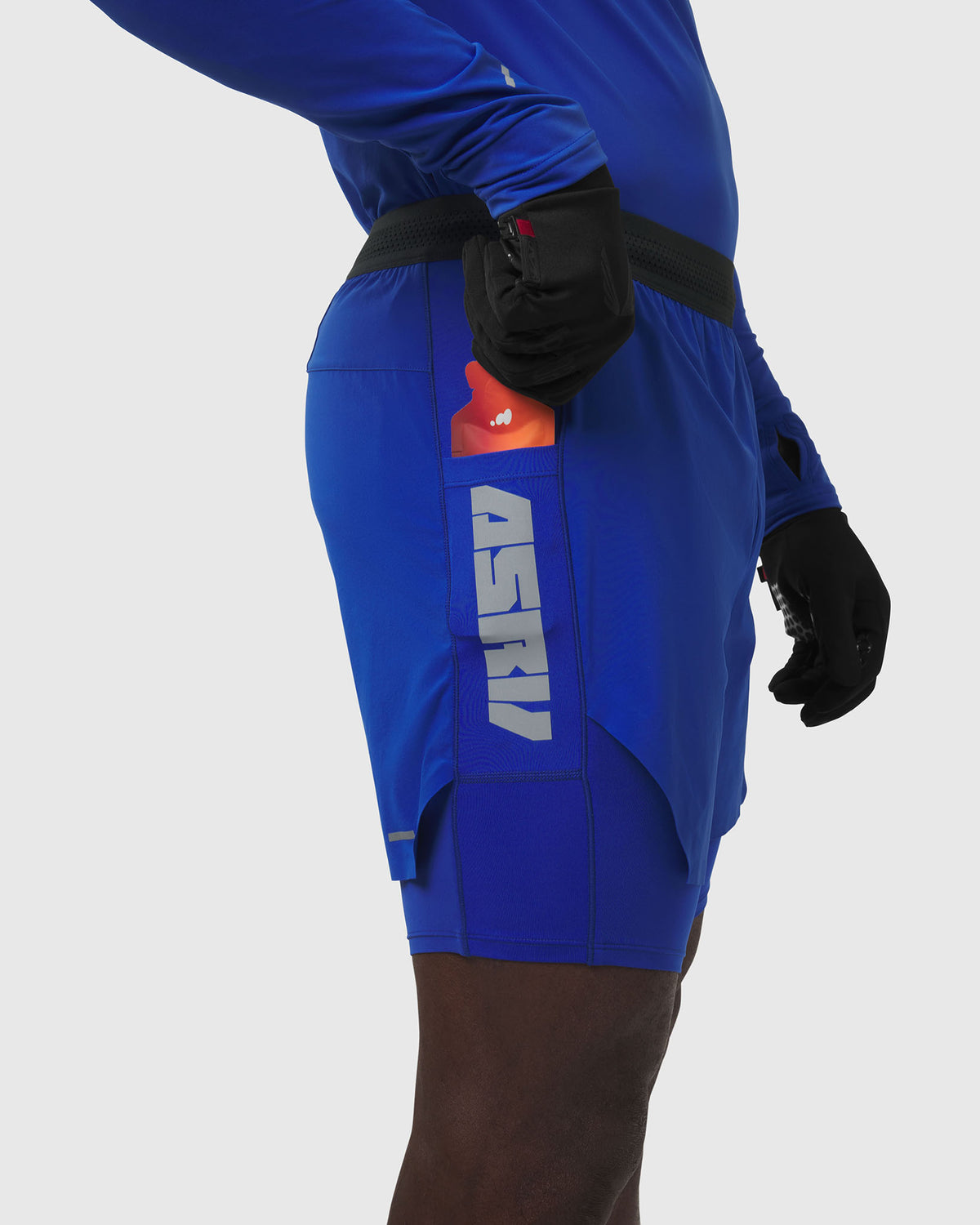 0953. Aerotex™ Hybrid Liner Short - Electric Blue/Electric Blue "Blade"