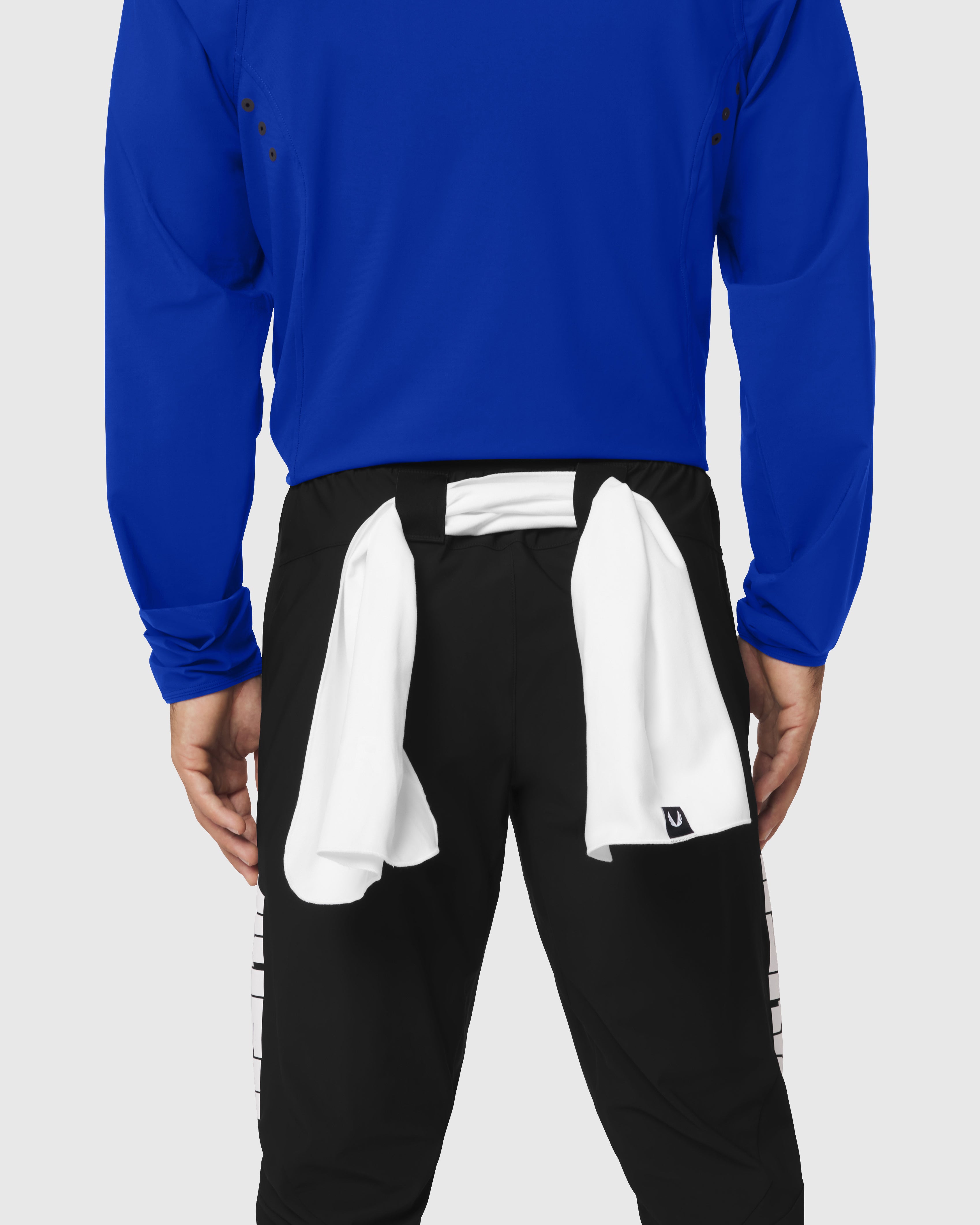 1067. Tetra-Lite® Cuffed Training Jogger - Black "Blade"