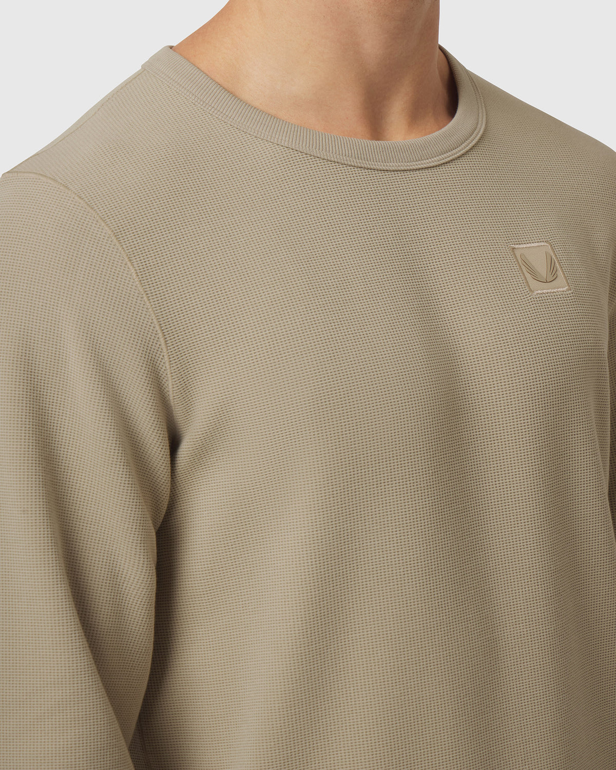 1112. Tech-Waffle™ Longsleeve - Khaki