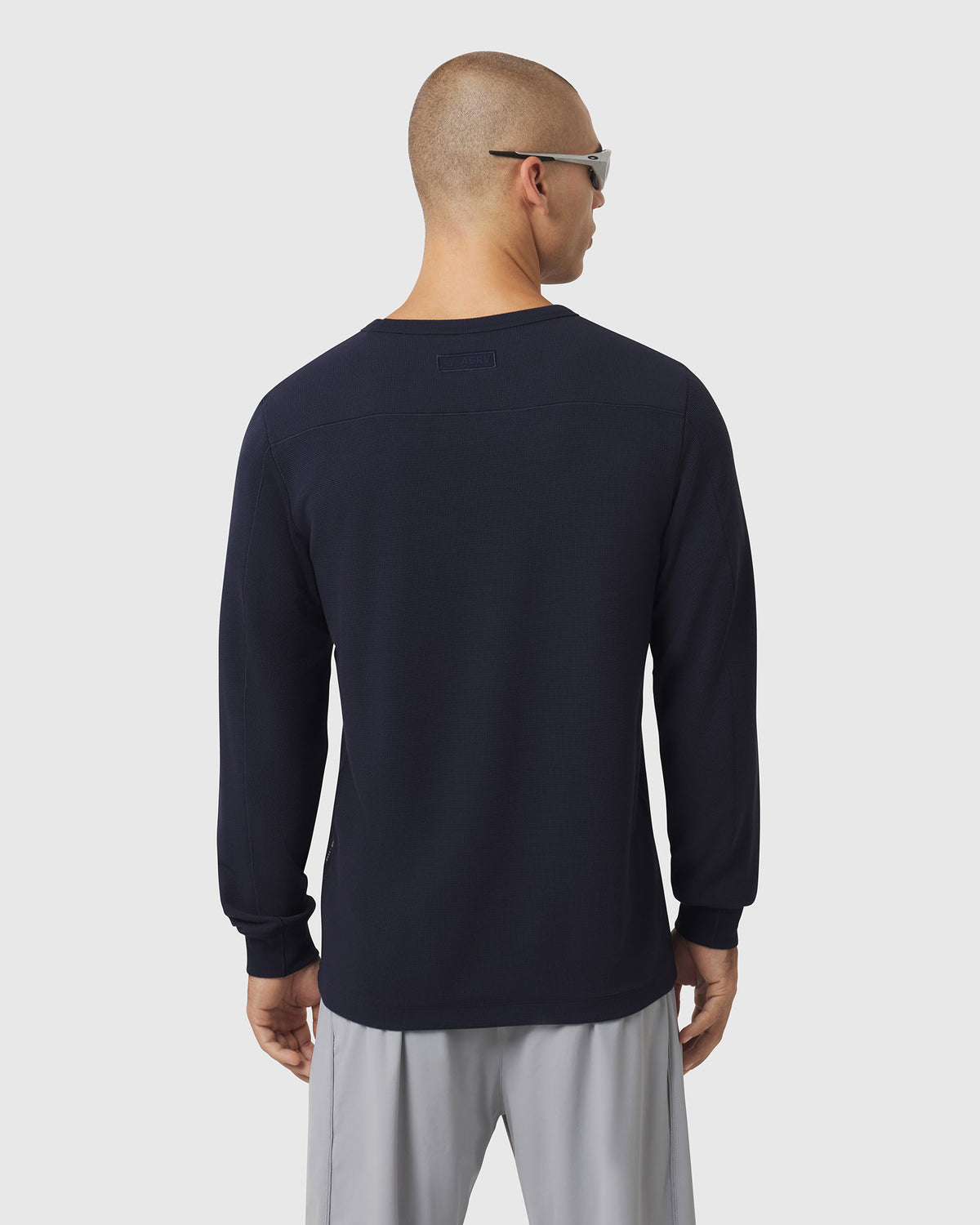 1112. Tech-Waffle™ Longsleeve - Navy